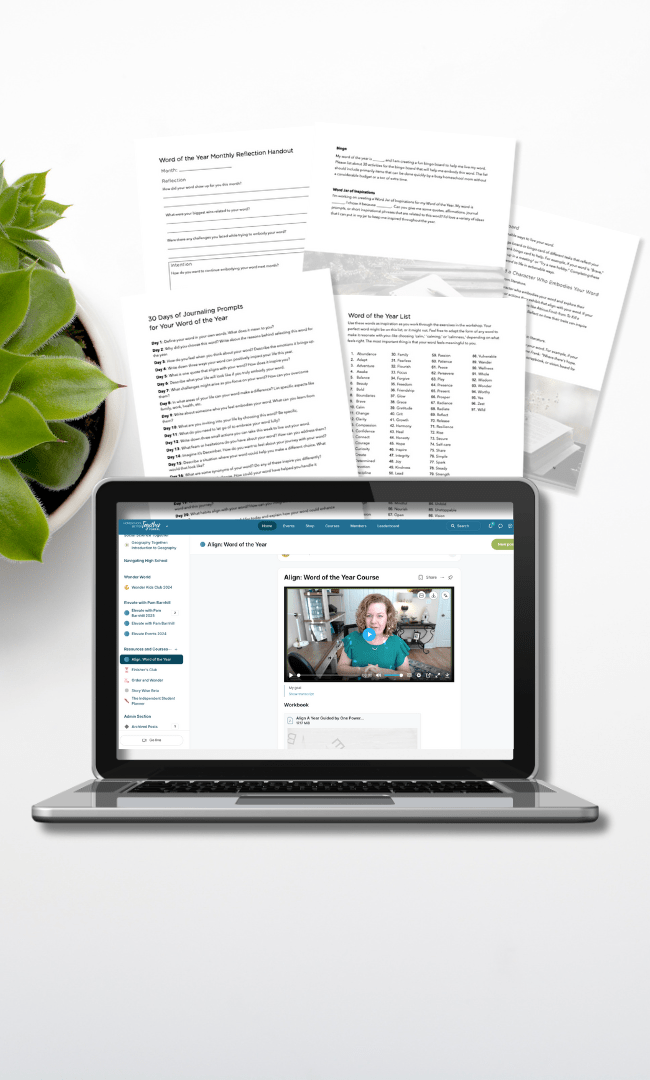 Align: A Year Guided by One Powerful Word Masterclass - Homeschool Better Together