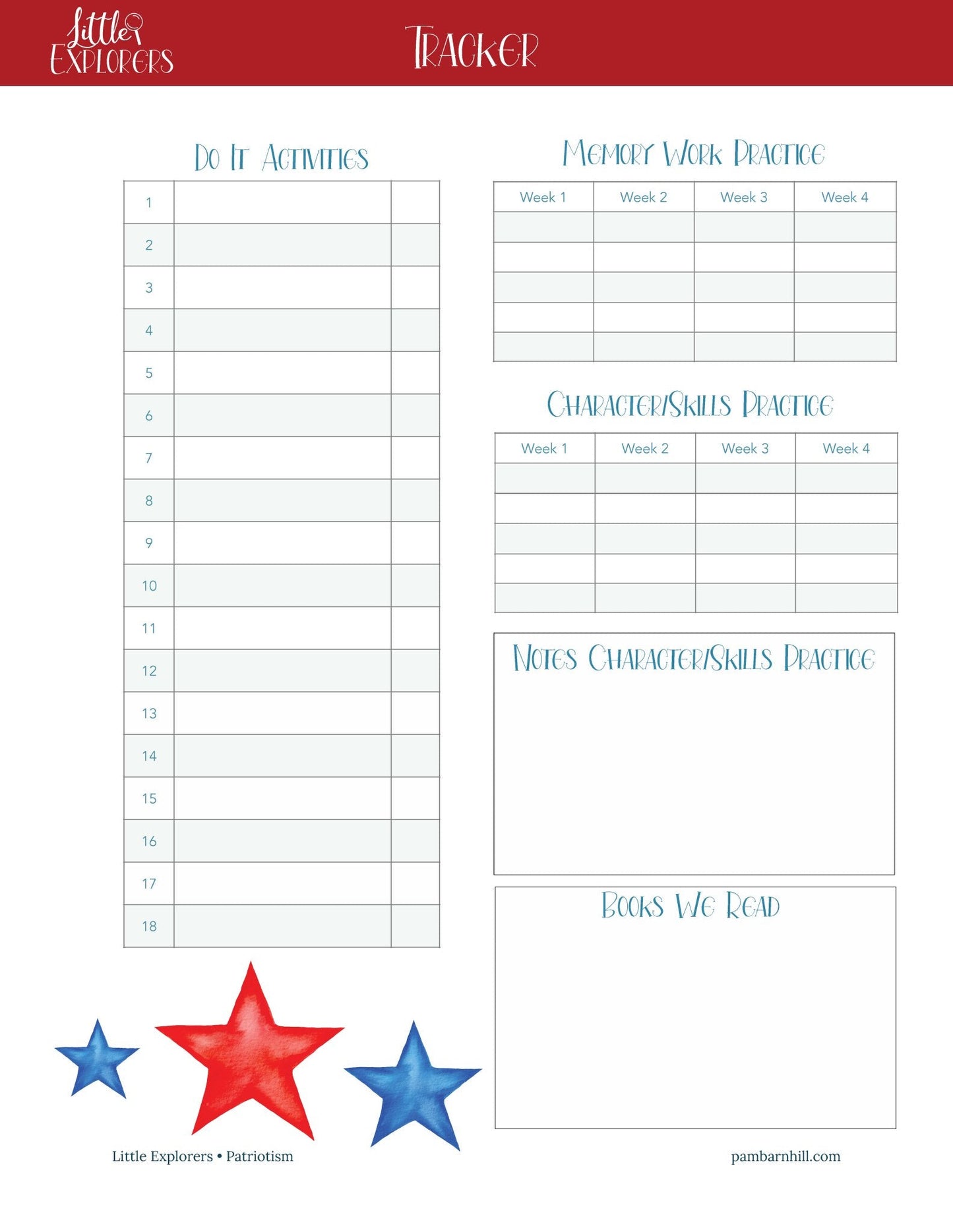 Patriotism Little Explorers - Homeschool Better Together