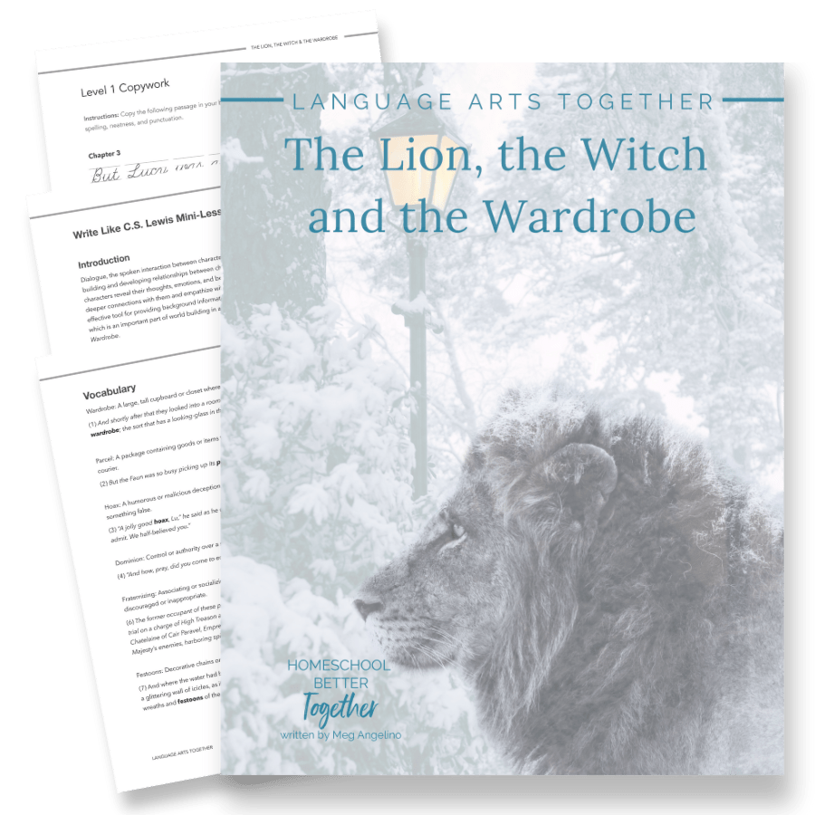 The Lion, the Witch, and the Wardrobe Language Arts Together