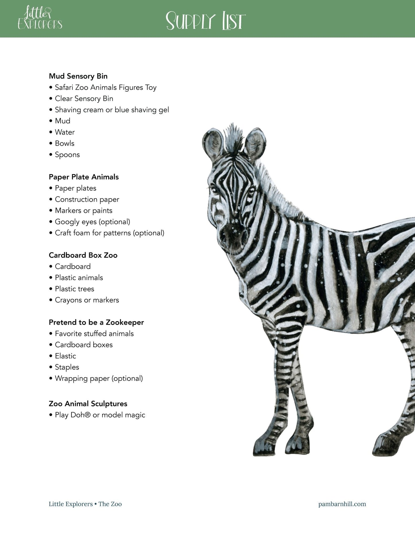 Zoo Little Explorers - Homeschool Better Together