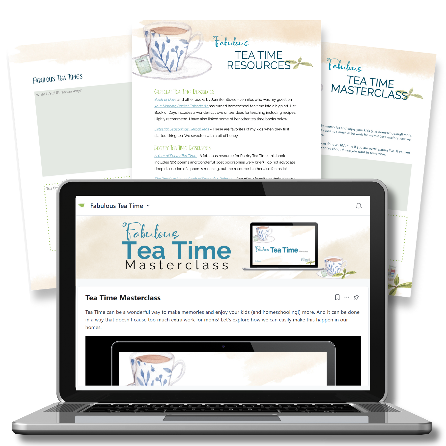 Fabulous Tea Time Masterclass – Homeschool Better Together