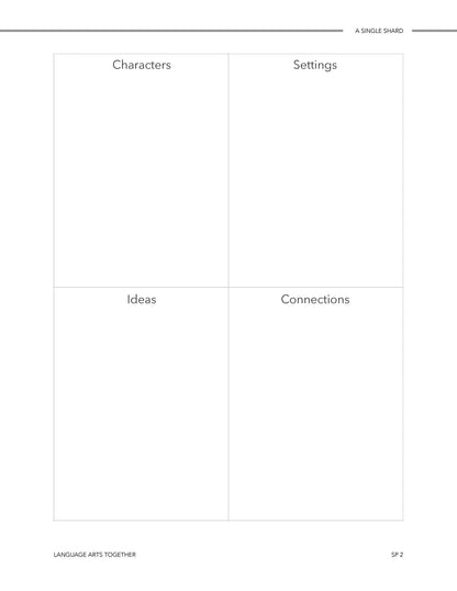 A Single Shard Language Arts Together - Homeschool Better Together