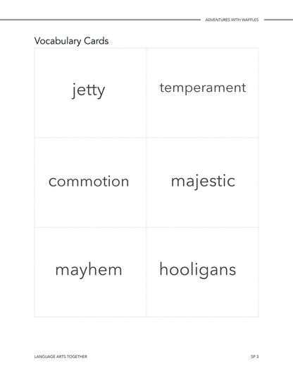 Adventures with Waffles Language Arts Together - Homeschool Better Together