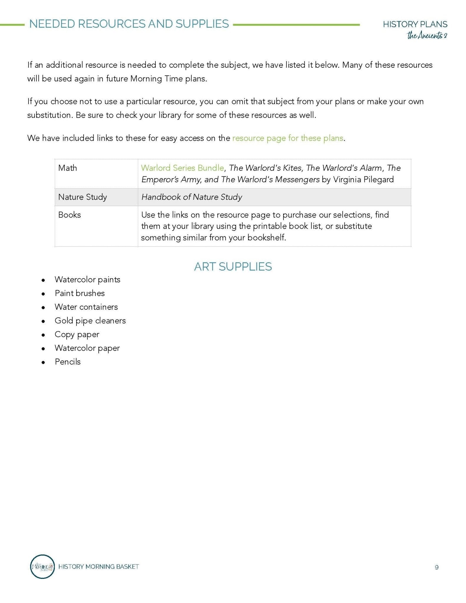Ancients Term 2 Morning Time Plans - Homeschool Better Together