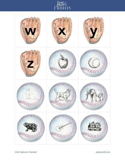Baseball Little Explorers - Homeschool Better Together