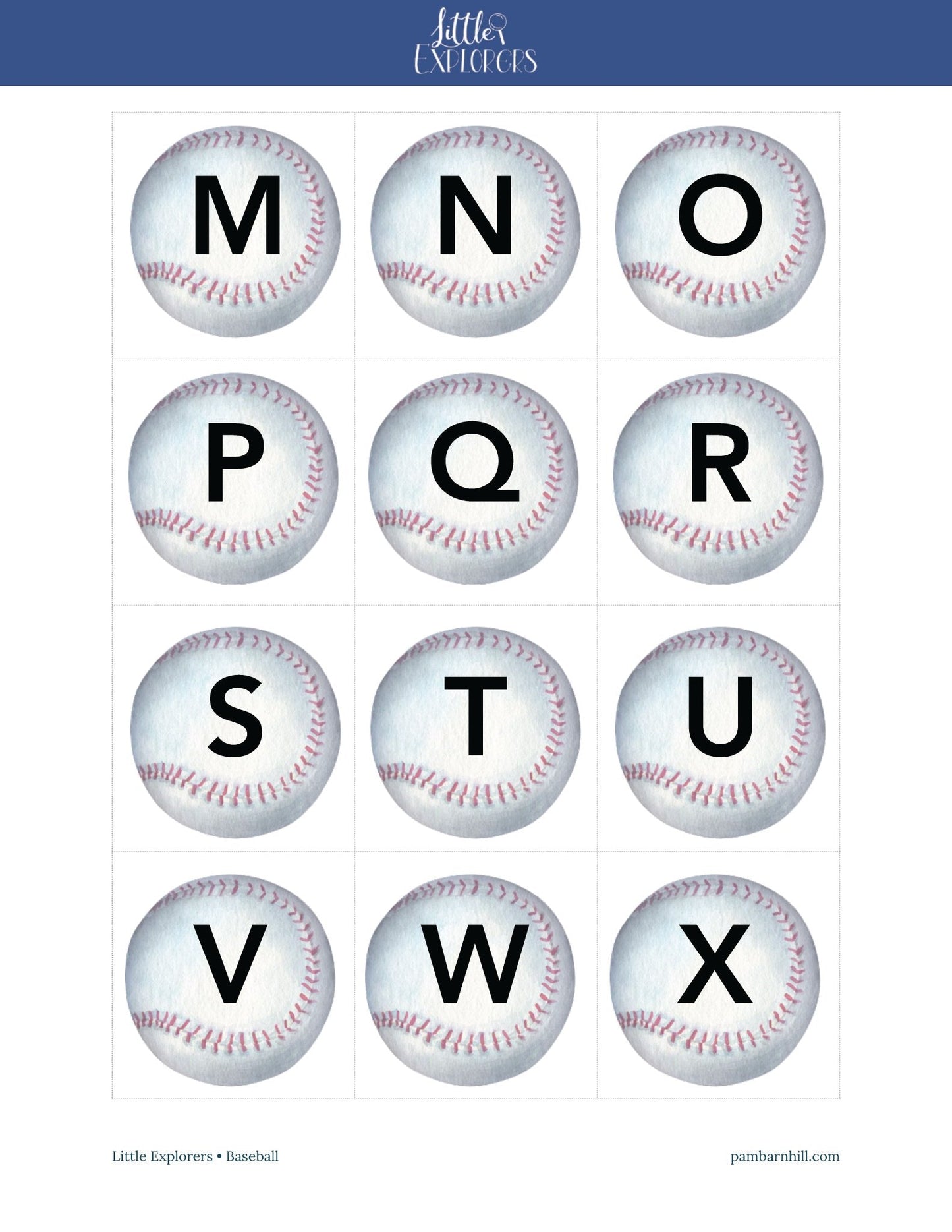 Baseball Little Explorers - Homeschool Better Together