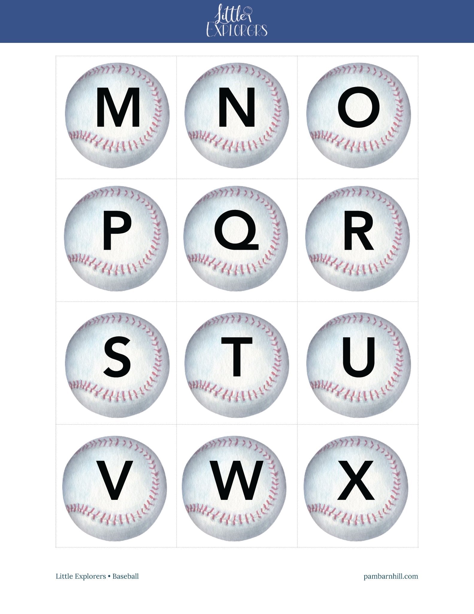 Baseball Little Explorers - Homeschool Better Together