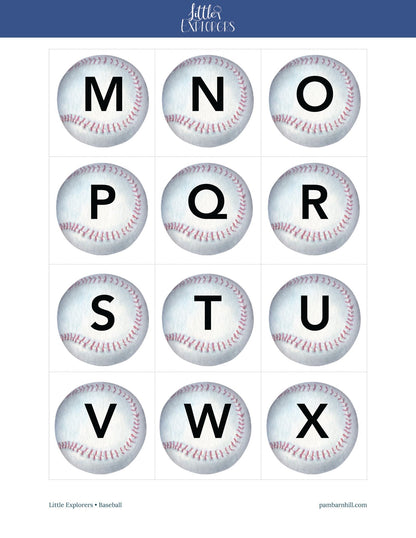 Baseball Little Explorers - Homeschool Better Together