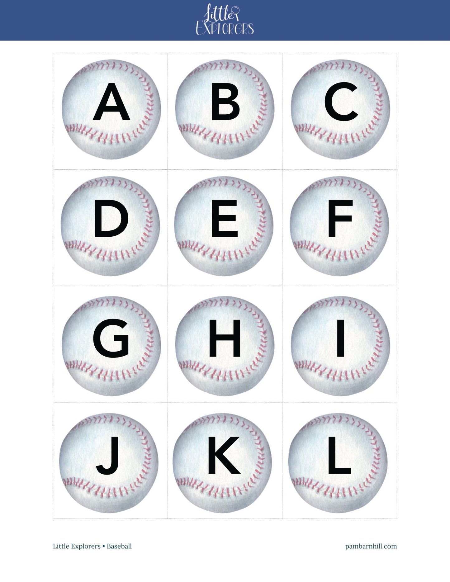 Baseball Little Explorers - Homeschool Better Together