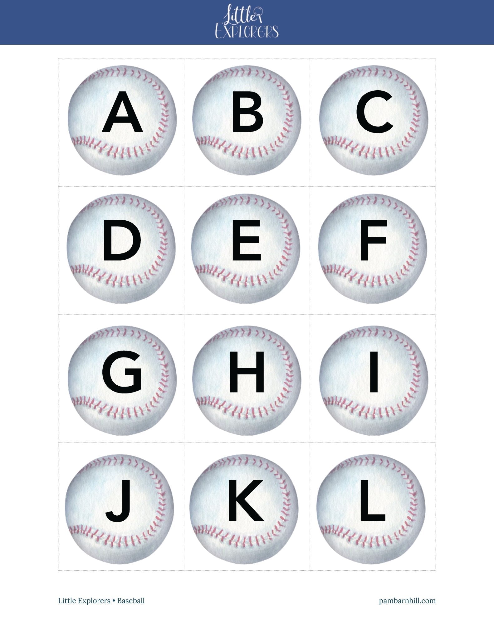 Baseball Little Explorers - Homeschool Better Together