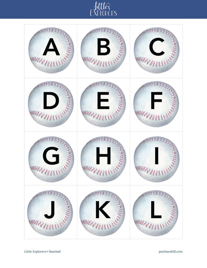 Baseball Little Explorers - Homeschool Better Together