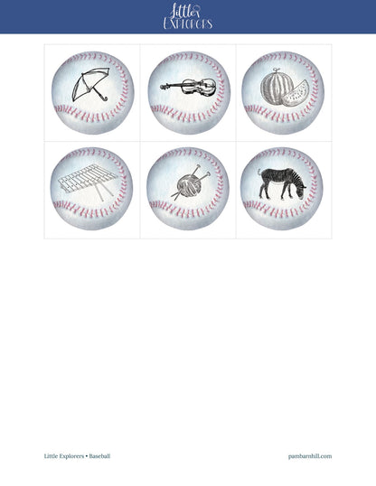 Baseball Little Explorers - Homeschool Better Together
