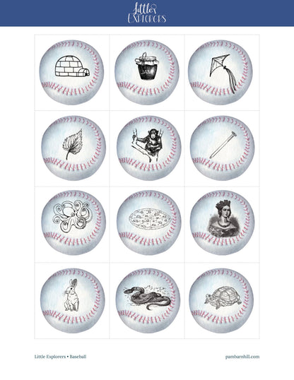 Baseball Little Explorers - Homeschool Better Together