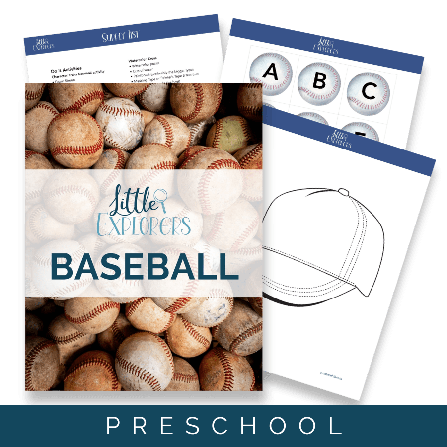 Baseball Little Explorers - Homeschool Better Together