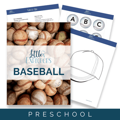 Baseball Little Explorers - Homeschool Better Together