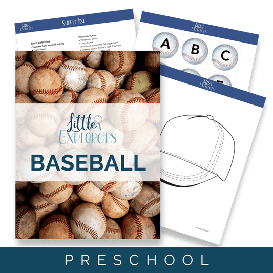 Baseball Little Explorers - Homeschool Better Together