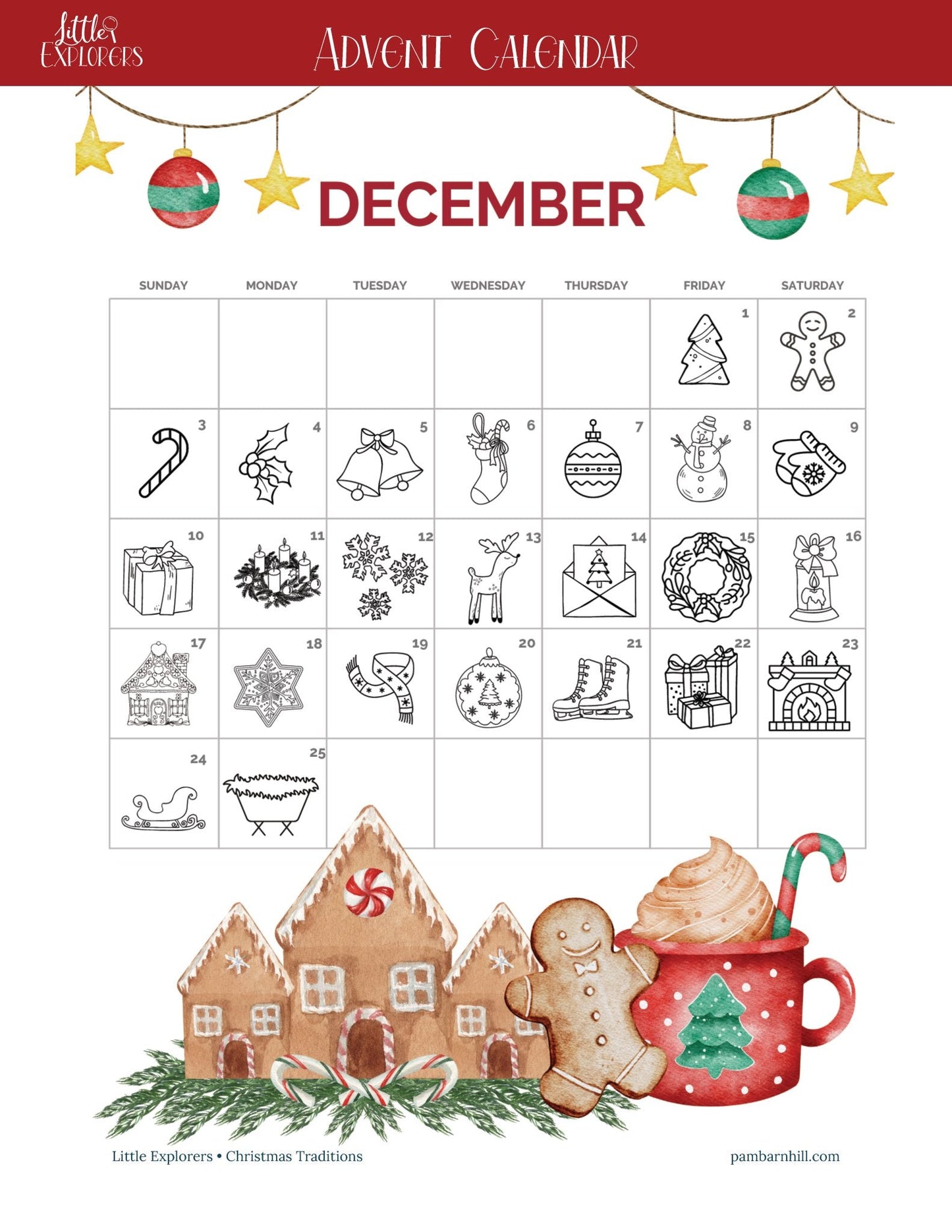 Christmas Traditions Little Explorers - Homeschool Better Together