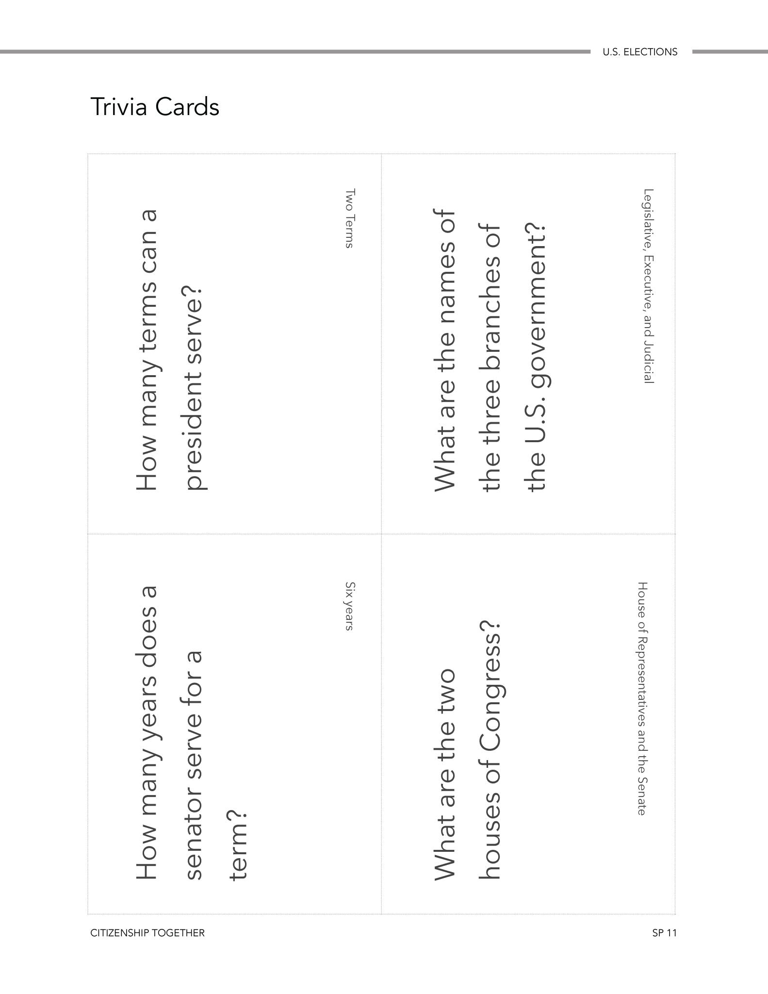 Citizenship Together - US Elections - Homeschool Better Together