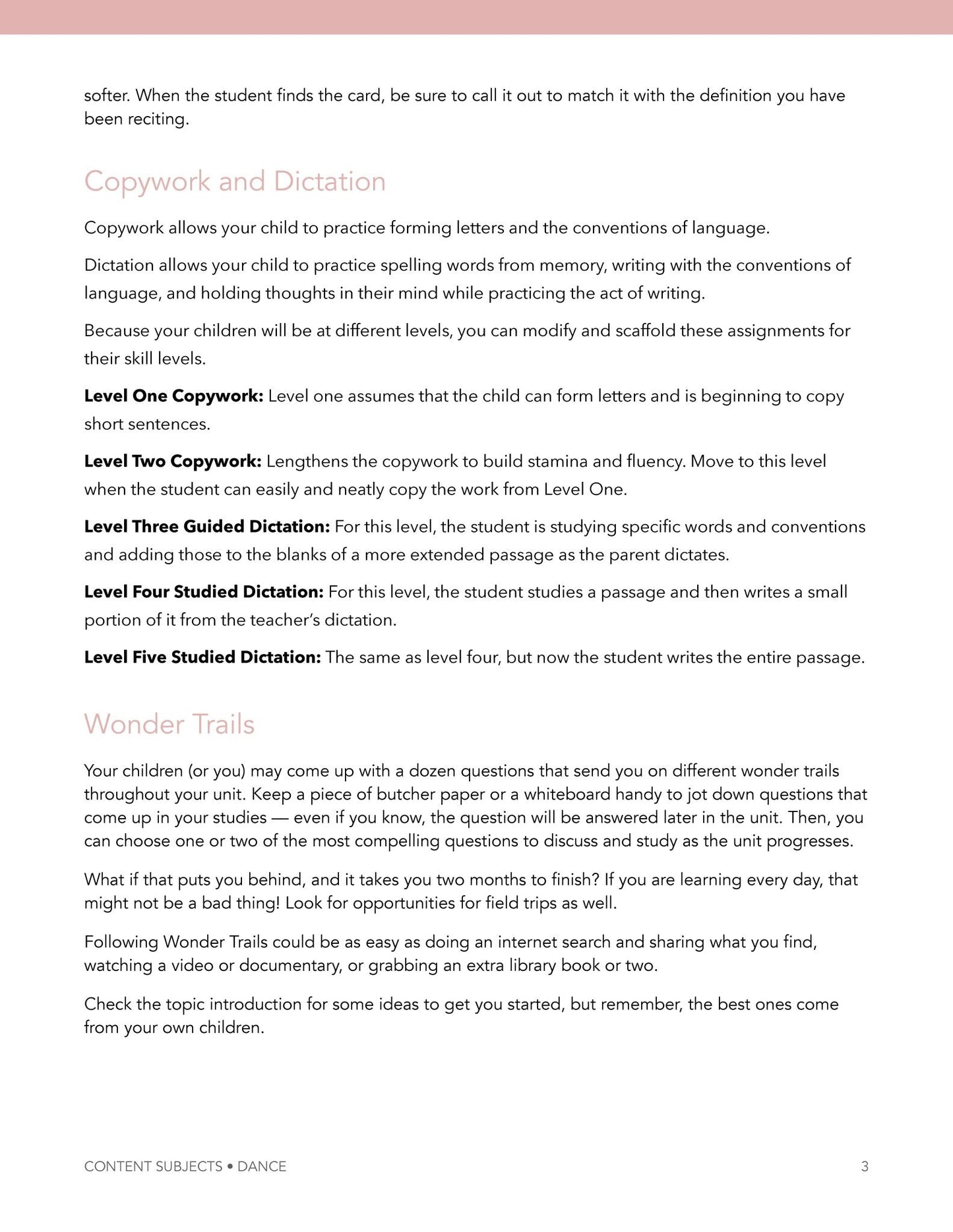 Dance Wonder Studies - Homeschool Better Together