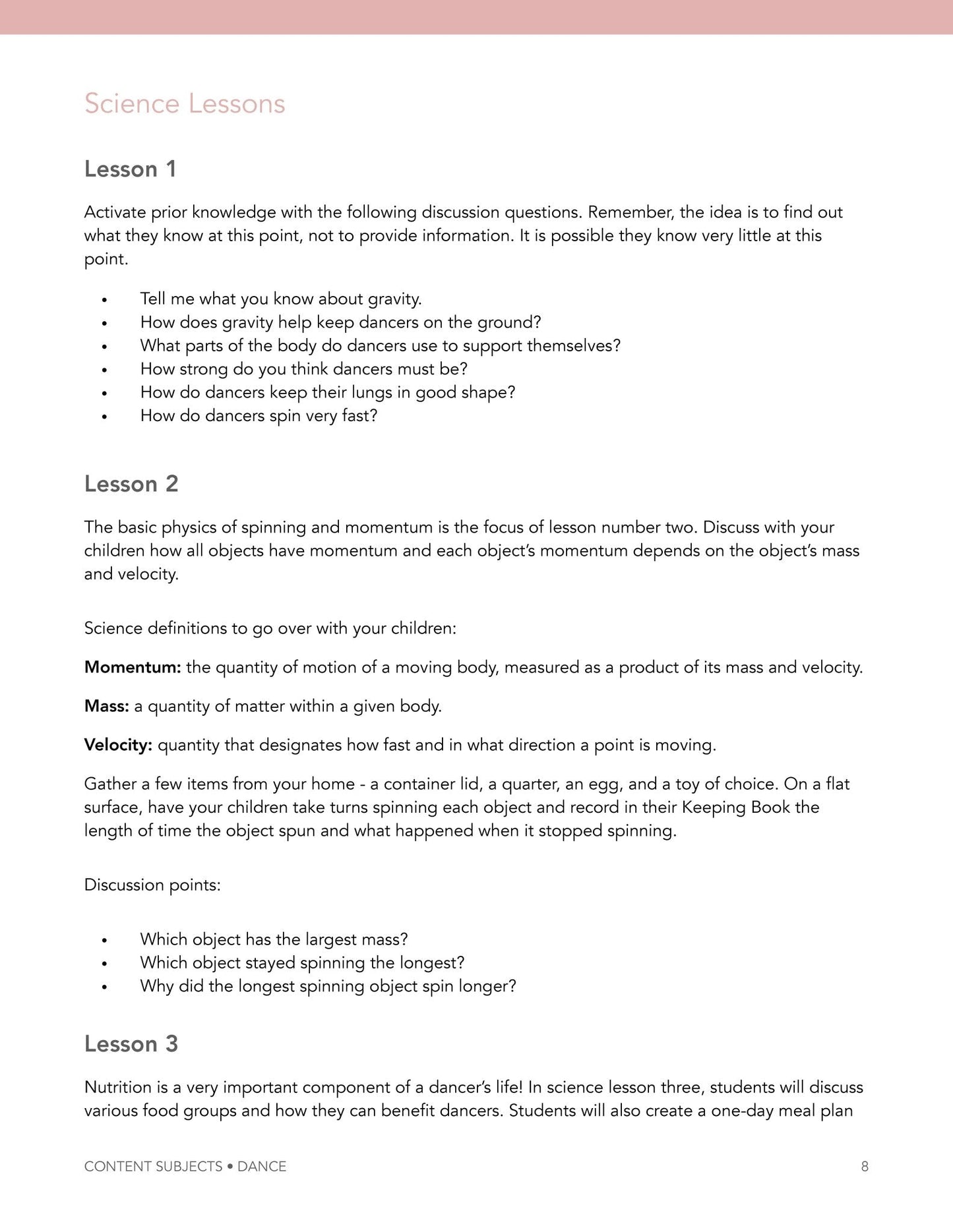 Dance Wonder Studies - Homeschool Better Together