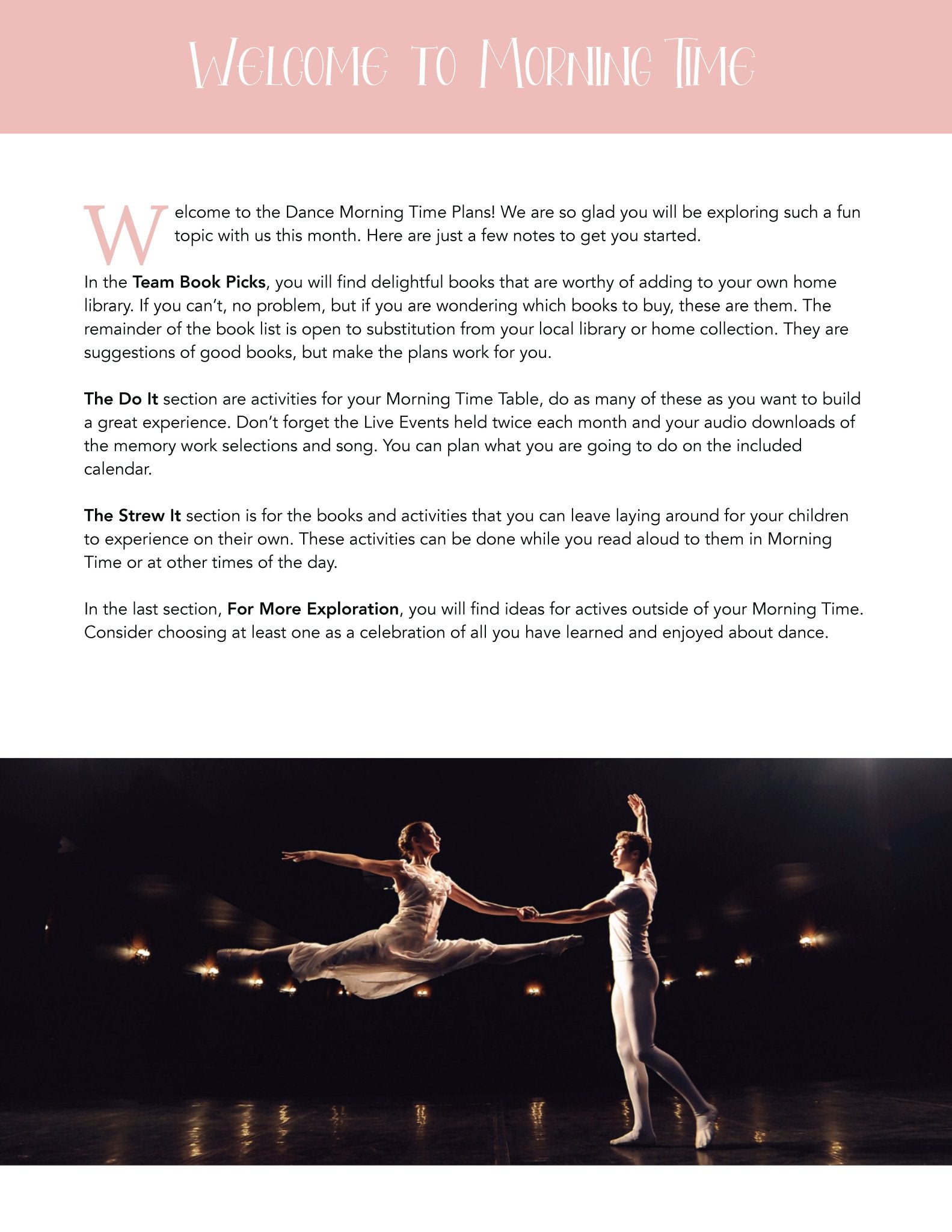 Dance Wonder Studies - Homeschool Better Together