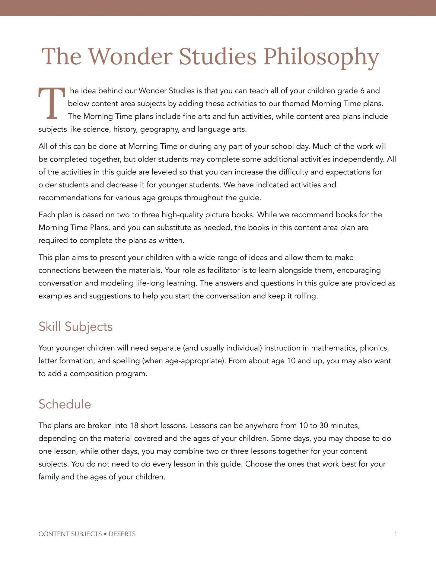 Desert Wonder Studies - Homeschool Better Together