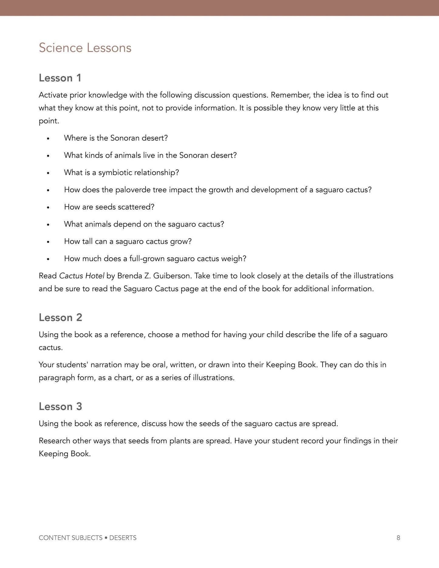 Desert Wonder Studies - Homeschool Better Together