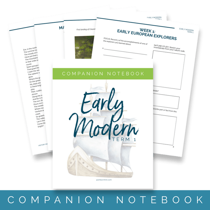Early Modern Term 1 Companion Notebook – Homeschool Better Together