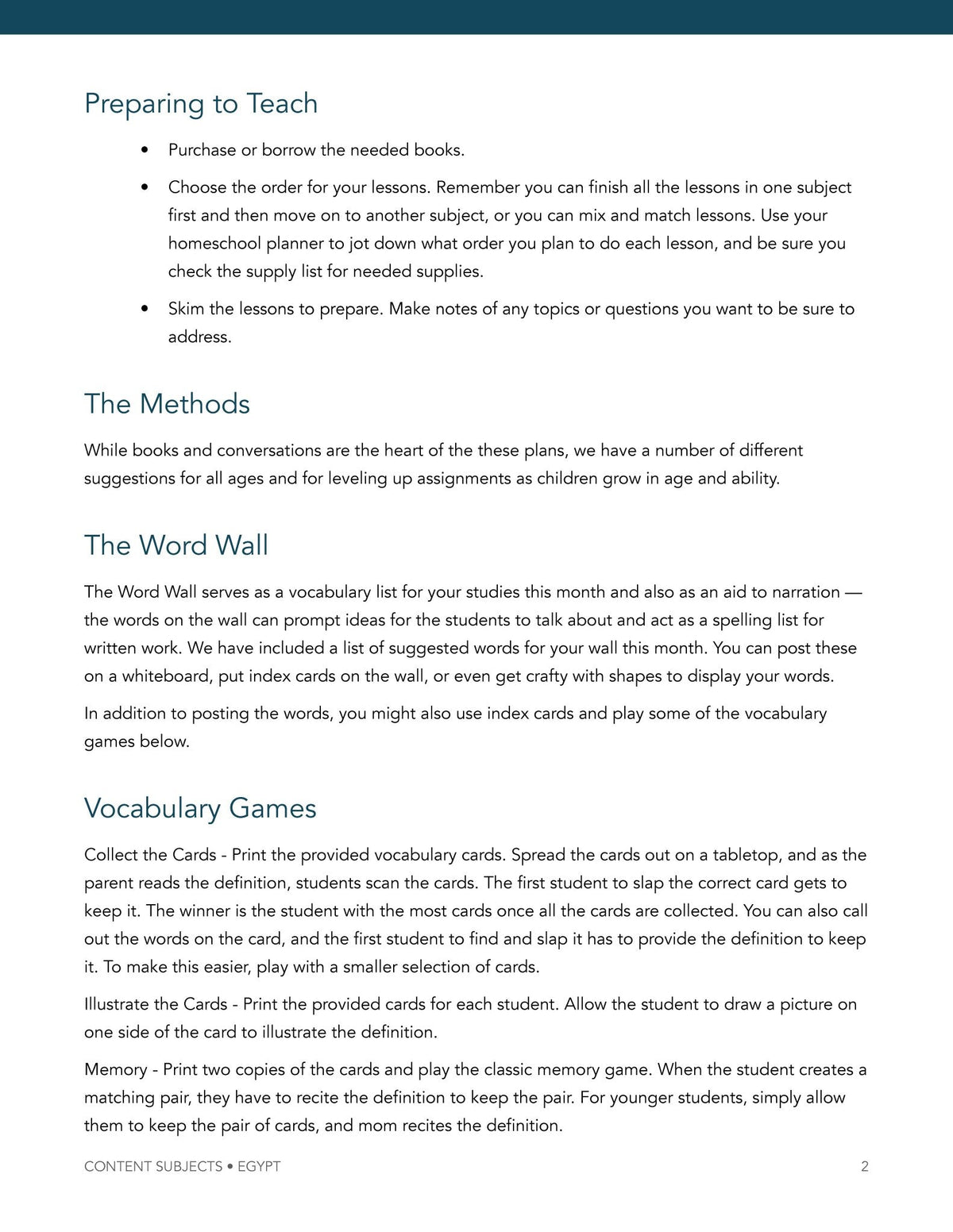 Egypt Wonder Studies - Homeschool Better Together