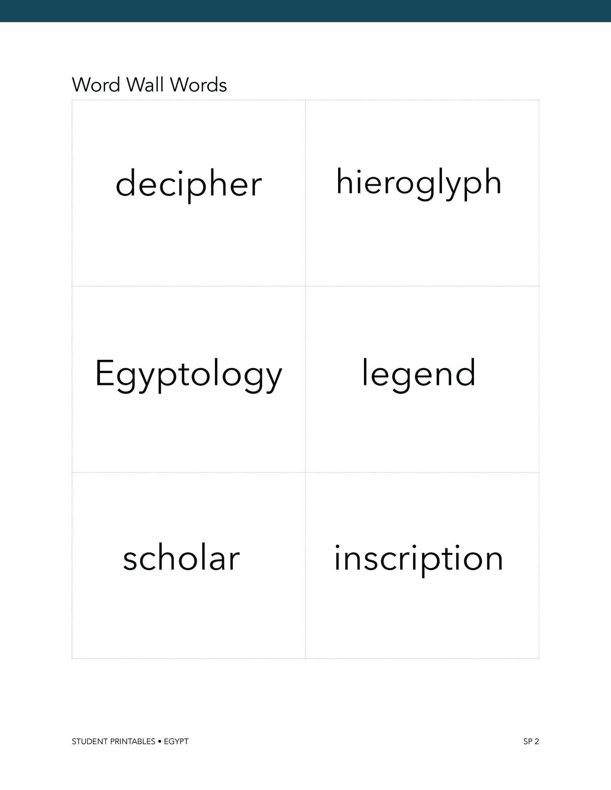 Egypt Wonder Studies - Homeschool Better Together