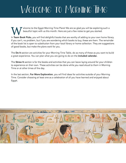 Egypt Wonder Studies - Homeschool Better Together