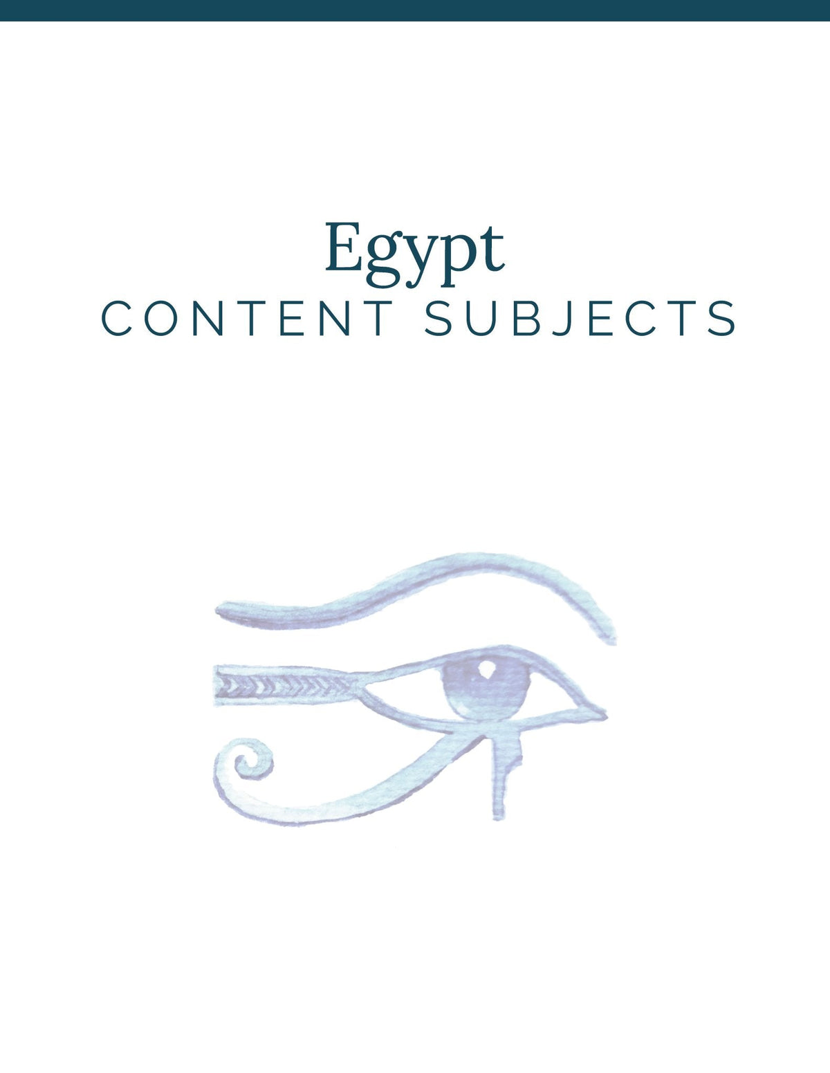 Egypt Wonder Studies - Homeschool Better Together
