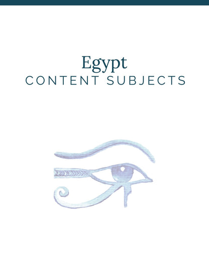 Egypt Wonder Studies - Homeschool Better Together
