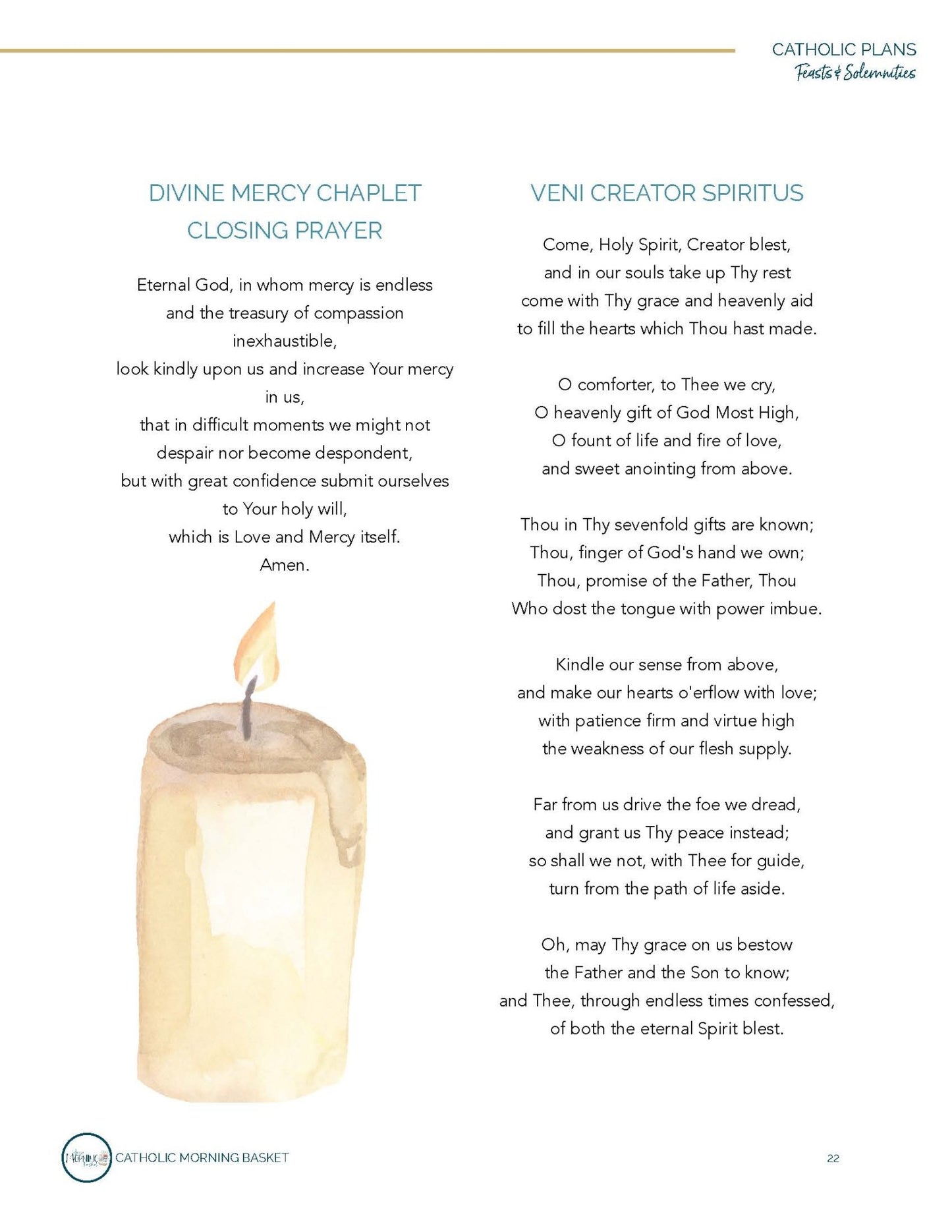 Feasts and Solemnities Morning Time Plans - Homeschool Better Together