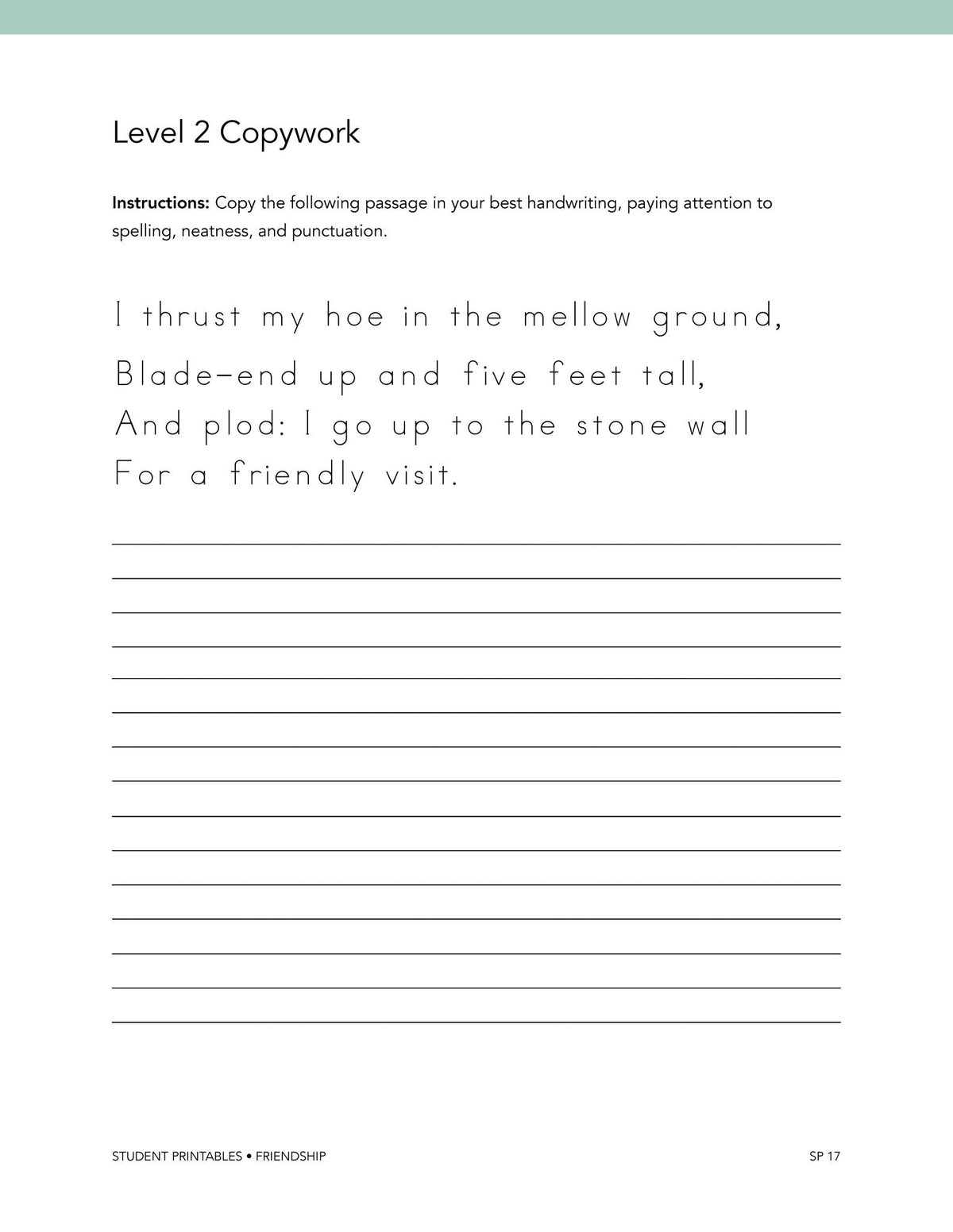Friendship Wonder Study - Homeschool Better Together