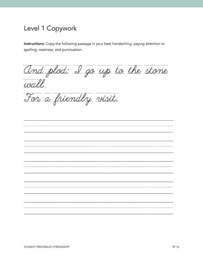 Friendship Wonder Study - Homeschool Better Together