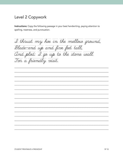 Friendship Wonder Study - Homeschool Better Together