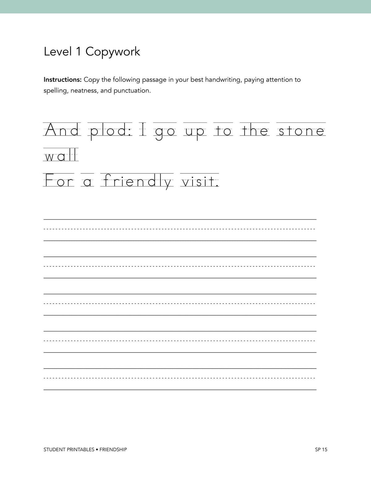 Friendship Wonder Study - Homeschool Better Together