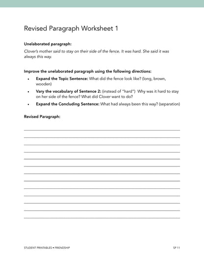 Friendship Wonder Study - Homeschool Better Together