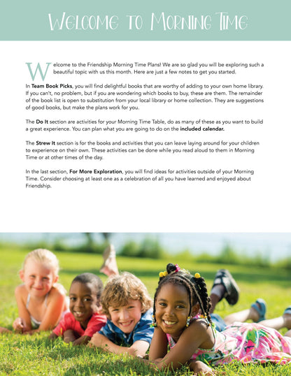 Friendship Wonder Study - Homeschool Better Together