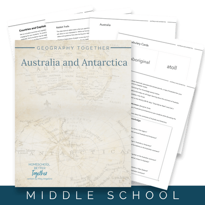 Geography Together: Australia and Antarctica - Homeschool Better Together