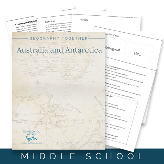 Geography Together: Australia and Antarctica - Homeschool Better Together