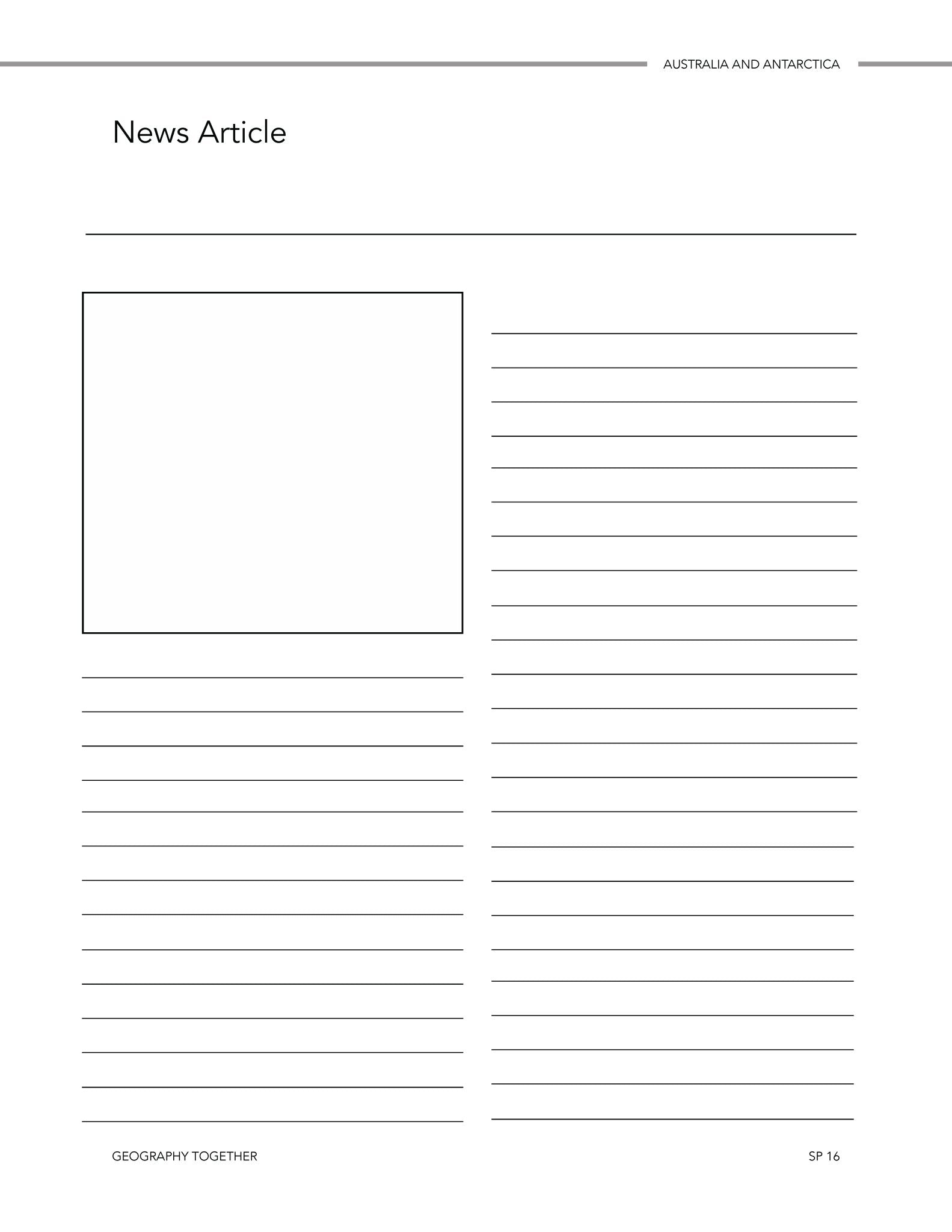 Geography Together: Australia and Antarctica - Homeschool Better Together