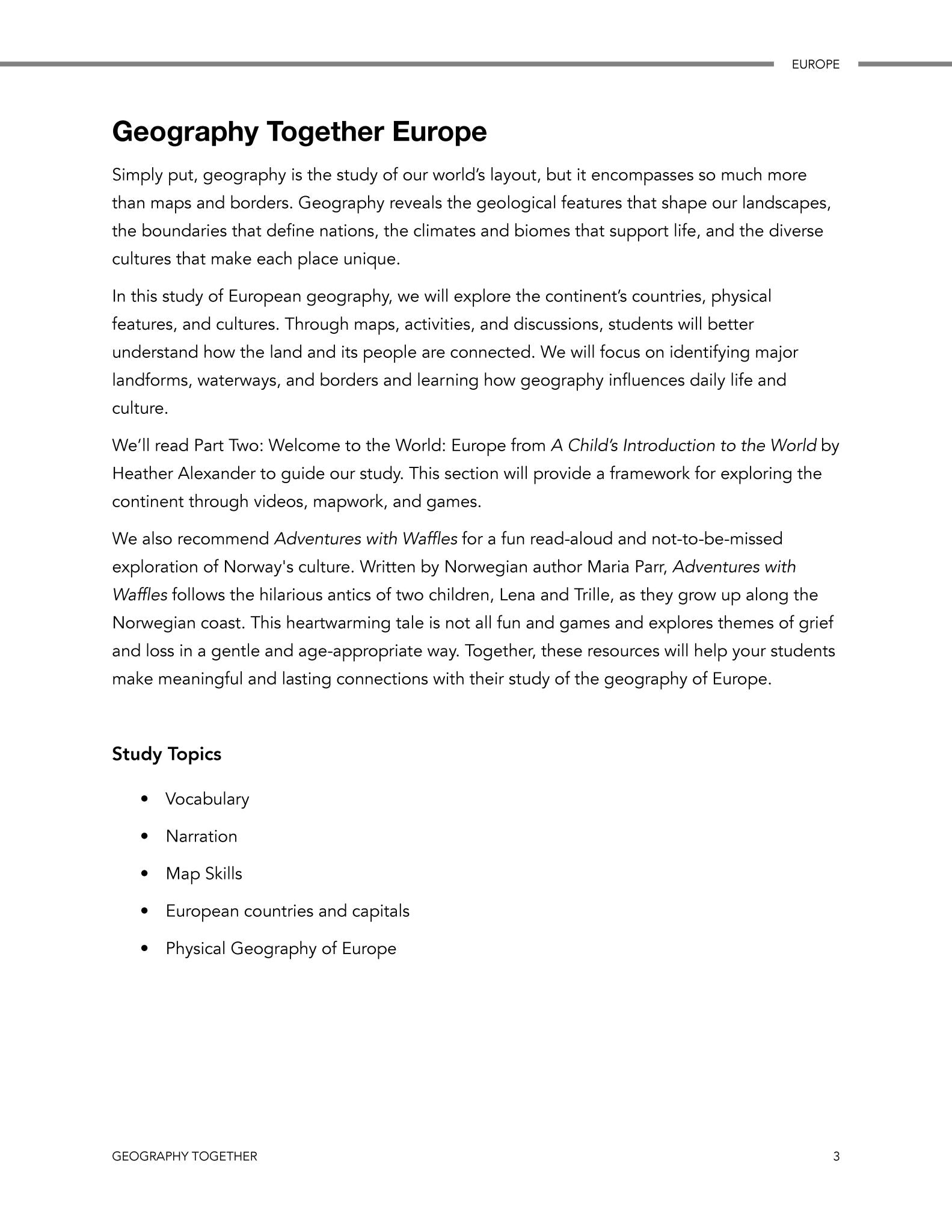 Geography Together: Europe - Homeschool Better Together