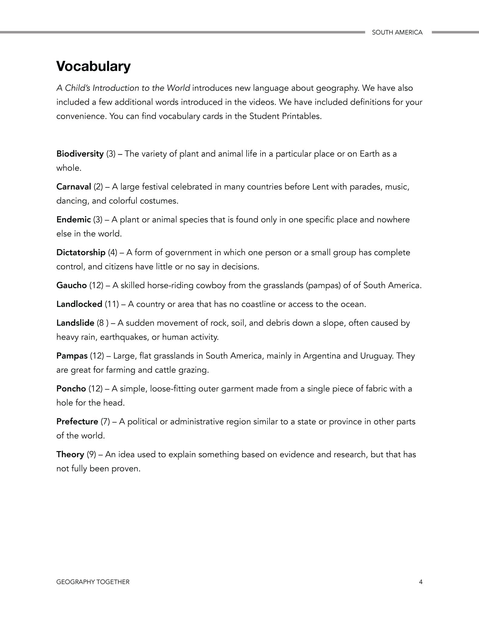 Geography Together: South America - Homeschool Better Together