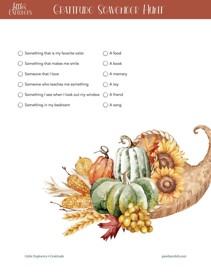 Gratitude Little Explorers - Homeschool Better Together