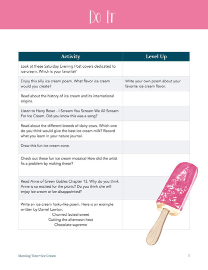 Ice Cream Wonder Studies
