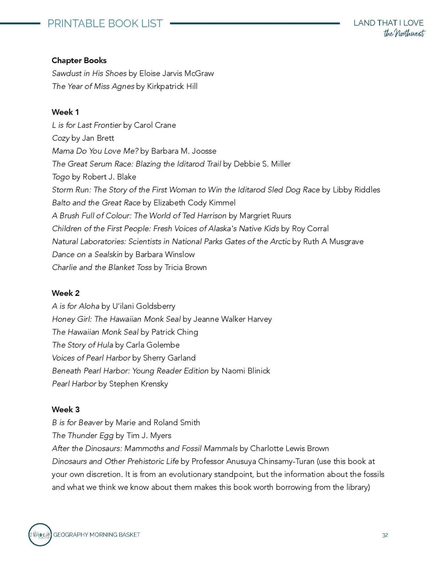 Land That I Love: The Northwest - Homeschool Better Together