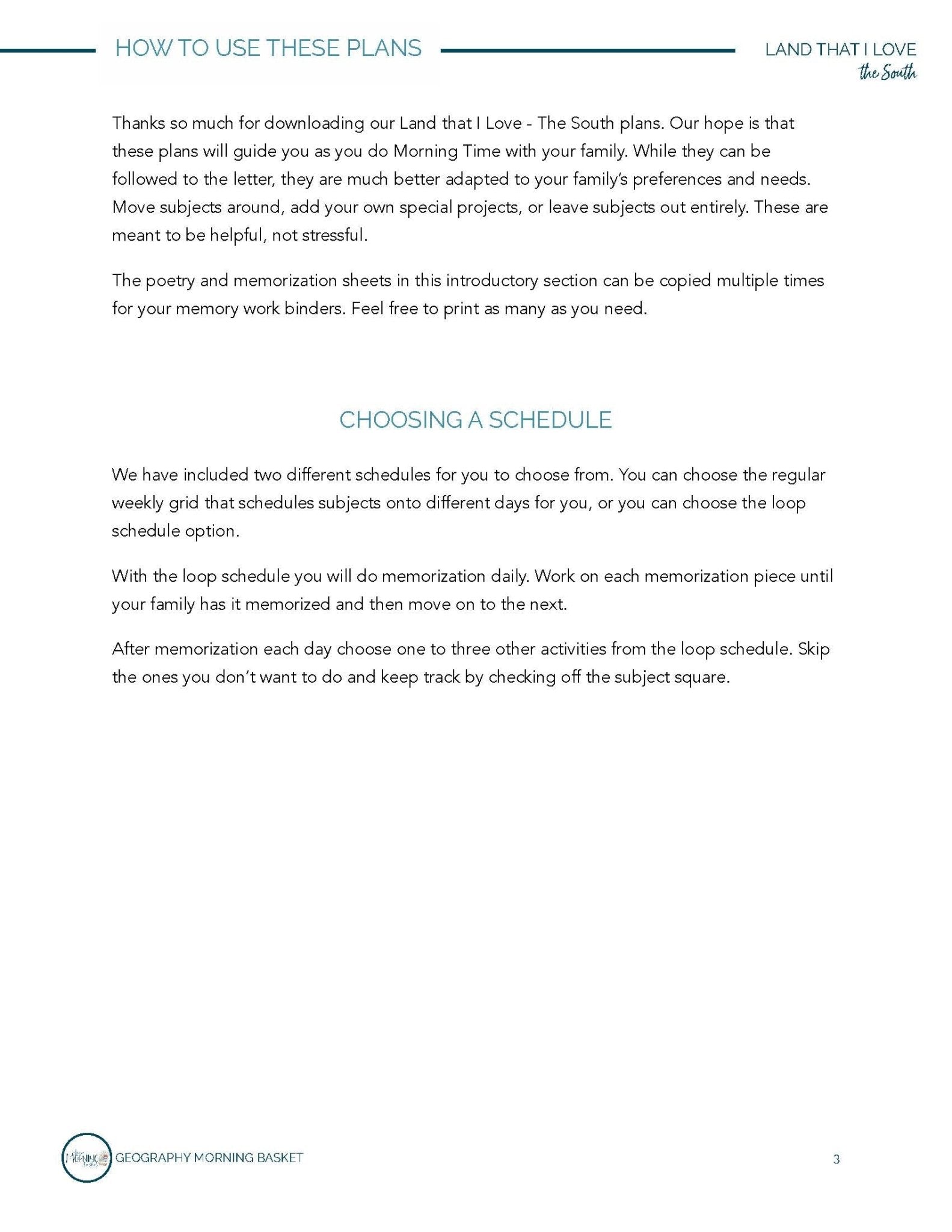 Land That I Love: The South - Homeschool Better Together