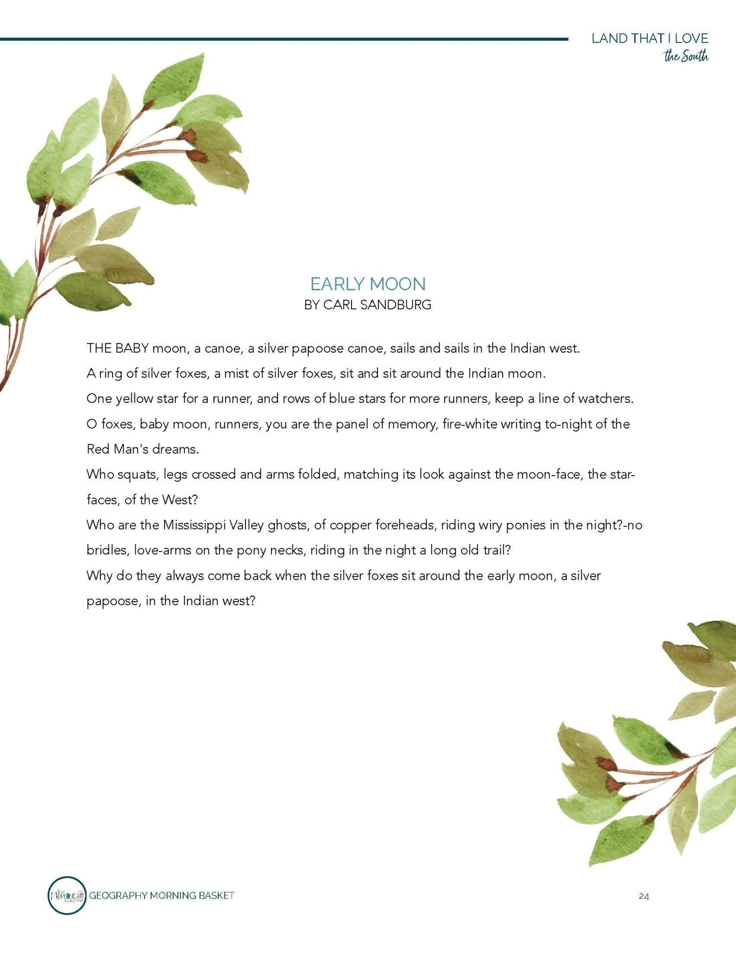 Land That I Love: The South - Homeschool Better Together